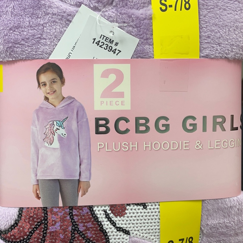 Plush hoodie and legging